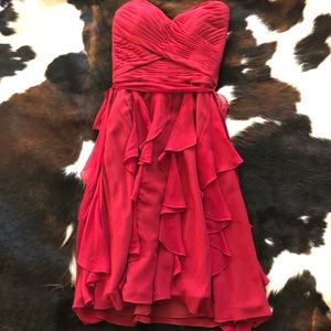 Dark Red short formal dress